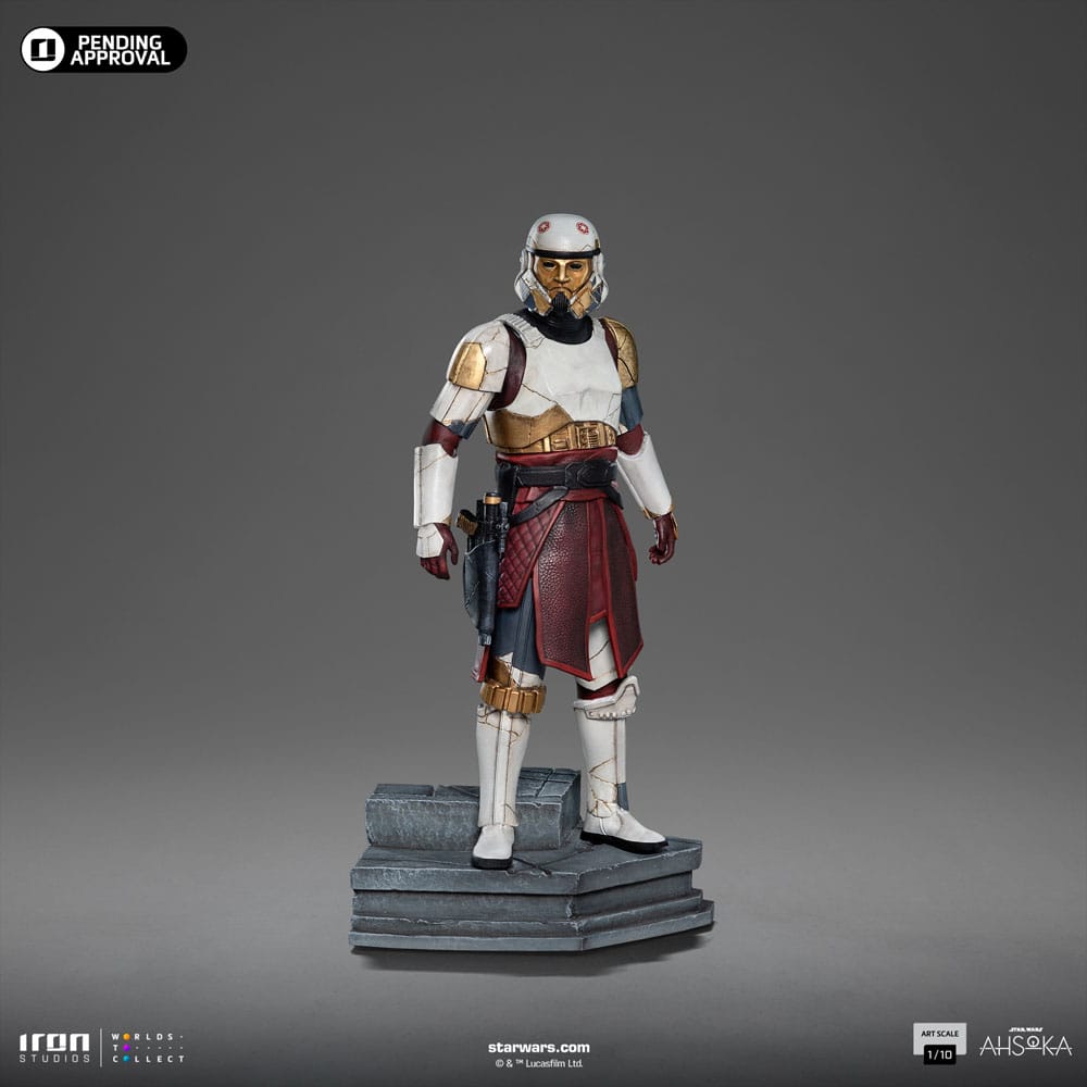 Star Wars Ahsoka Art Scale Statue 1/10 Captain Enoch 22cm - Scale Statue - Iron Studios - Hobby Figures UK