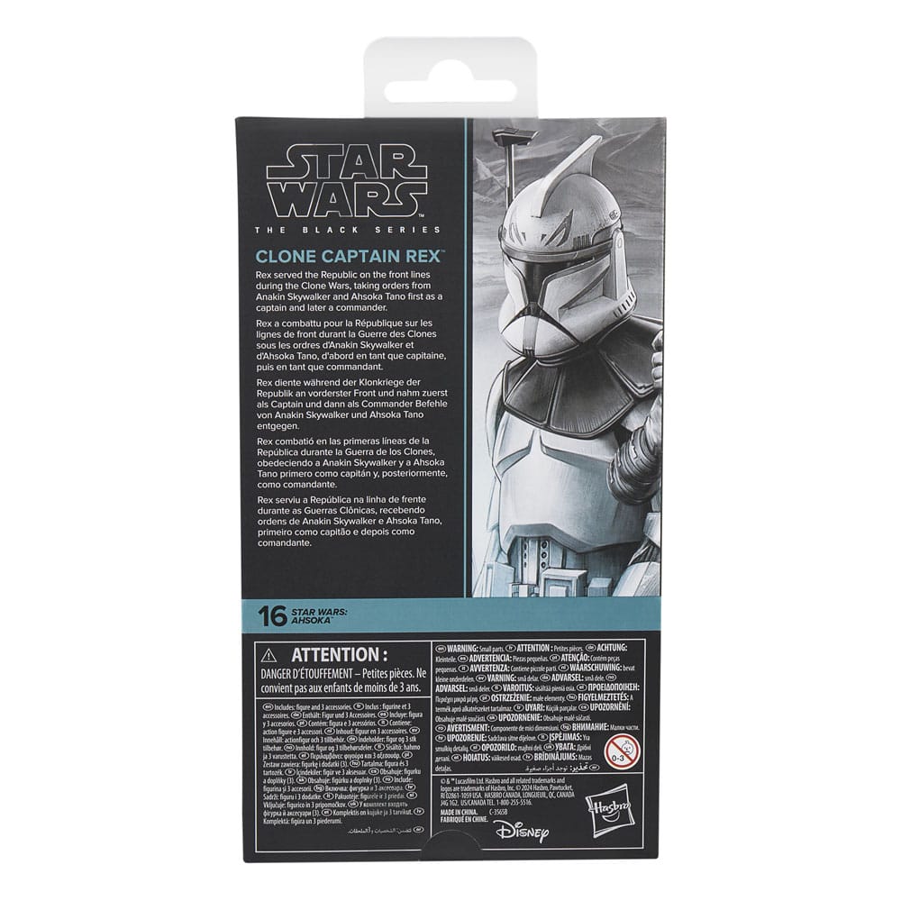 Star Wars: Ahsoka Black Series Action Figure Clone Captain Rex 15cm