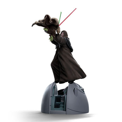 Star Wars Deluxe Art Scale Statue 1/10 Yoda vs Emperor Palpatine (CCXP Exclusive 2024) 31cm