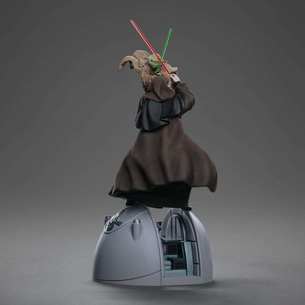 Star Wars Deluxe Art Scale Statue 1/10 Yoda vs Emperor Palpatine (CCXP Exclusive 2024) 31cm