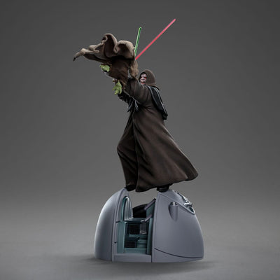 Star Wars Deluxe Art Scale Statue 1/10 Yoda vs Emperor Palpatine (CCXP Exclusive 2024) 31cm