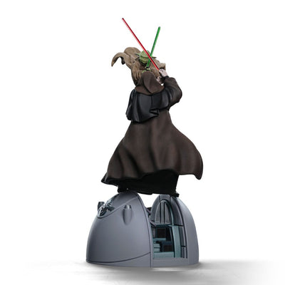 Star Wars Deluxe Art Scale Statue 1/10 Yoda vs Emperor Palpatine (CCXP Exclusive 2024) 31cm