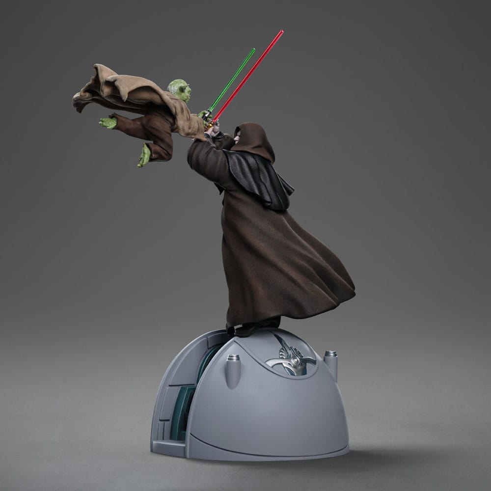 Star Wars Deluxe Art Scale Statue 1/10 Yoda vs Emperor Palpatine (CCXP Exclusive 2024) 31cm