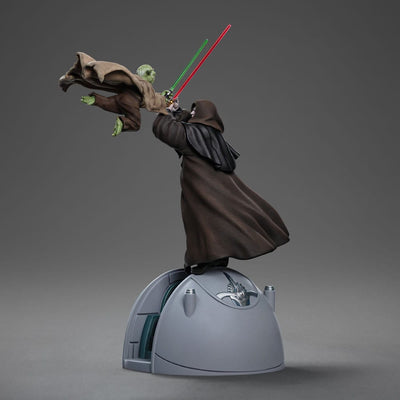 Star Wars Deluxe Art Scale Statue 1/10 Yoda vs Emperor Palpatine (CCXP Exclusive 2024) 31cm
