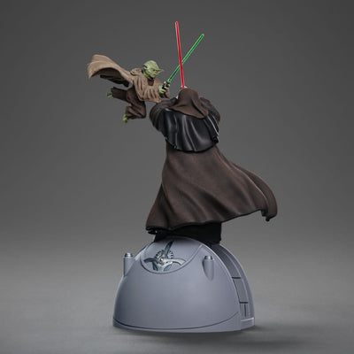 Star Wars Deluxe Art Scale Statue 1/10 Yoda vs Emperor Palpatine (CCXP Exclusive 2024) 31cm