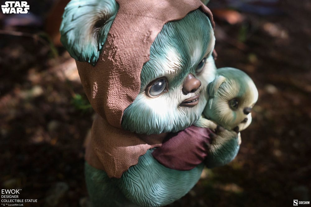 Star Wars Designer Statue Ewok by Mab Graves 18cm - Scale Statue - Sideshow Collectibles - Hobby Figures UK