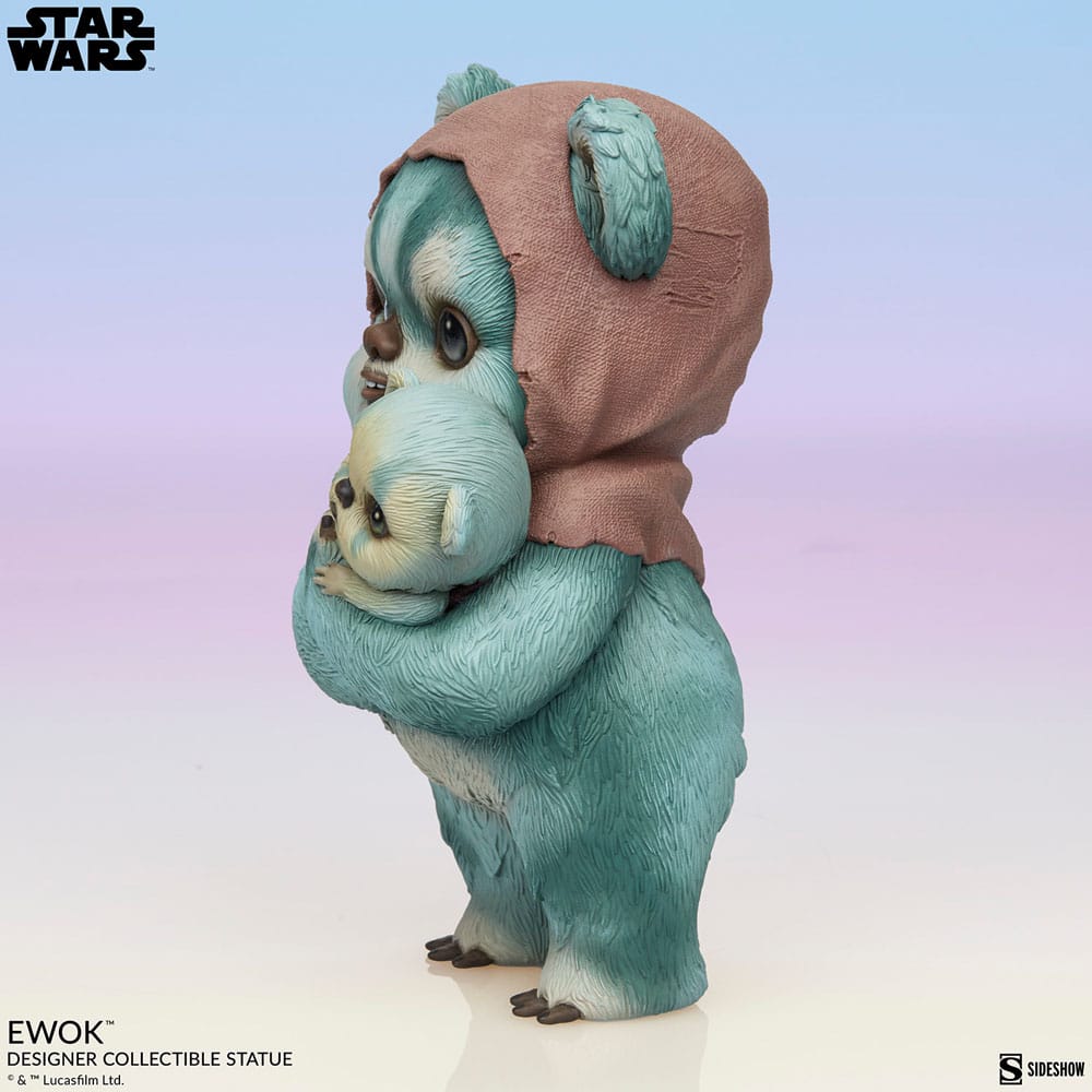 Star Wars Designer Statue Ewok by Mab Graves 18cm - Scale Statue - Sideshow Collectibles - Hobby Figures UK