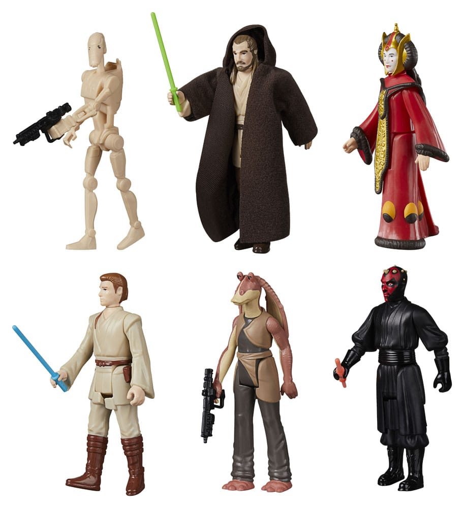 Star Wars Episode I Retro Collection Action Figures The Phantom Menace Multipack 10cm - Action Figures - Hasbro - Hobby Figures UK