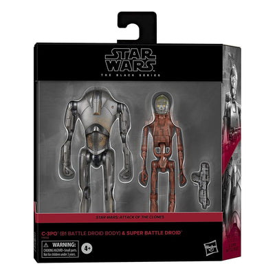 Star Wars Episode II Black Series Action Figure 2-Pack C-3PO (B1 Battle Droid Body) & Super Battle Droid 15cm - Action Figures - Hasbro - Hobby Figures UK