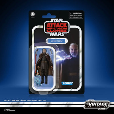 Star Wars Episode II Vintage Collection Action Figure Count Dooku 10cm - Action Figures - Hasbro - Hobby Figures UK