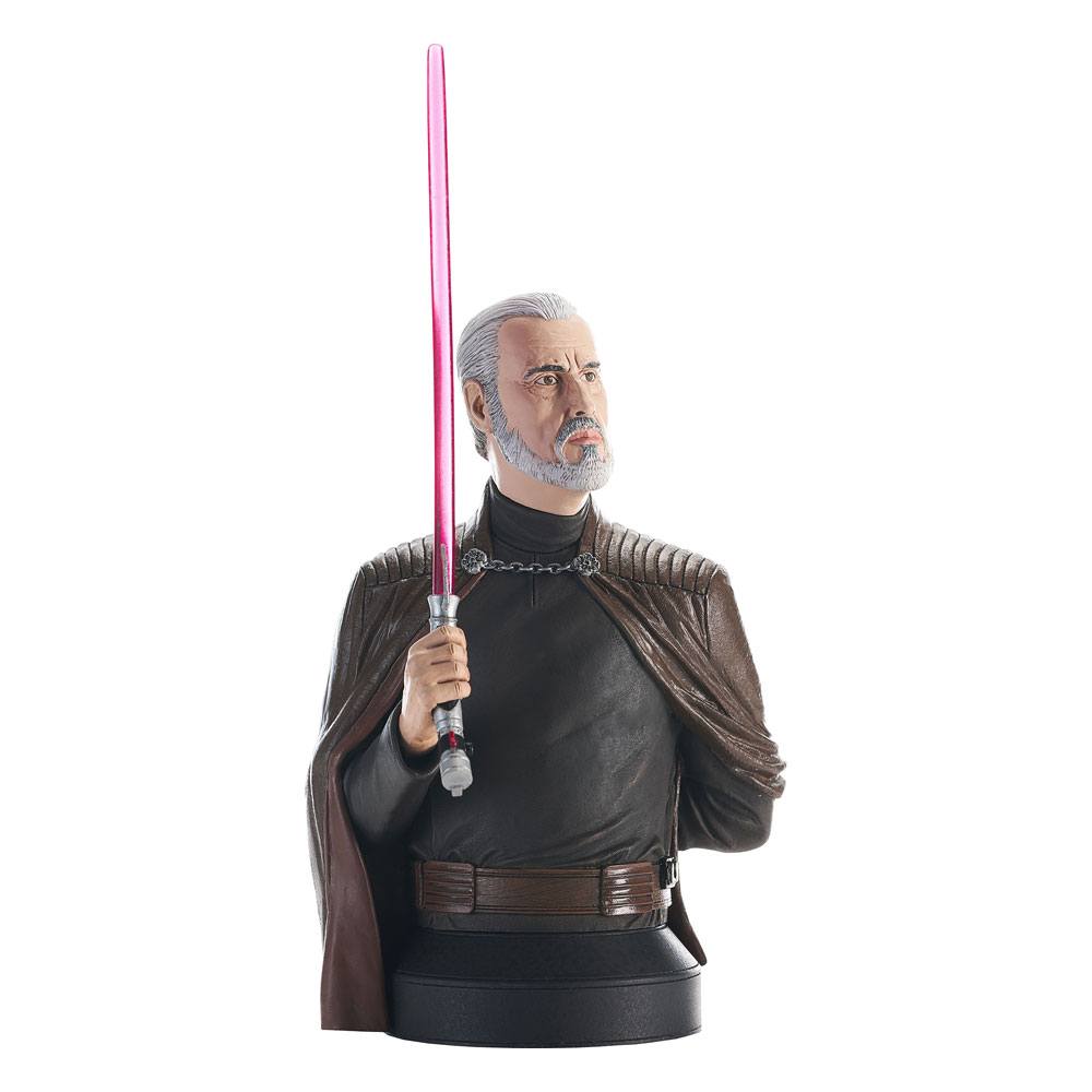 Star Wars Episode III Bust 1/6 Count Dooku 18cm - Scale Statue - Gentle Giant - Hobby Figures UK