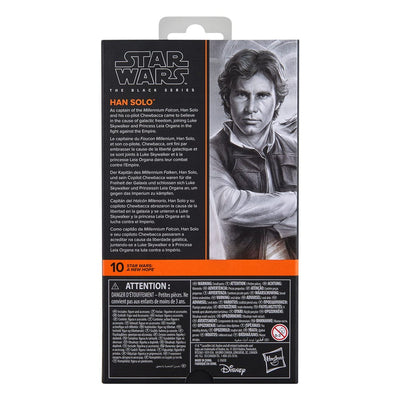 Star Wars Episode IV Black Series Action Figure Han Solo 15cm - Action Figures - Hasbro - Hobby Figures UK