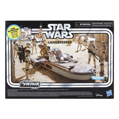 Star Wars Episode IV Vintage Collection Vehicle with Figure Landspeeder & Luke Skywalker (Tatooine) - Action Figures - Hasbro - Hobby Figures UK