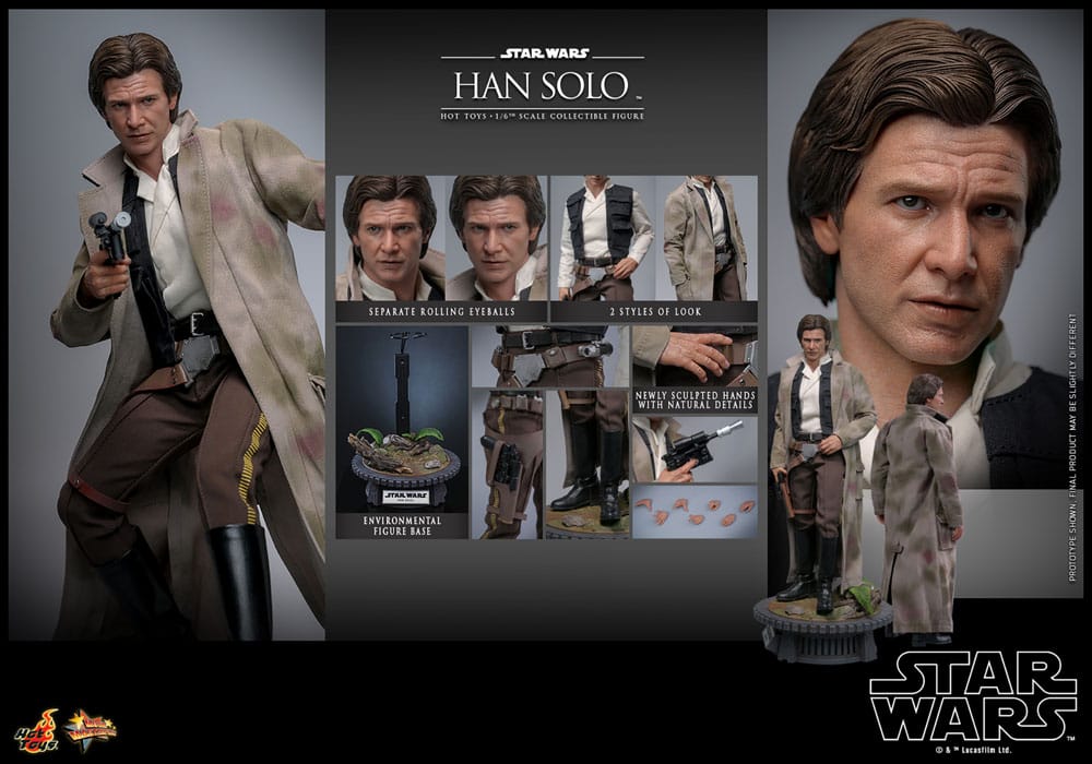 Star Wars: Episode VI Action Figure 1/6 Han Solo 30cm - Action Figures - Hot Toys - Hobby Figures UK