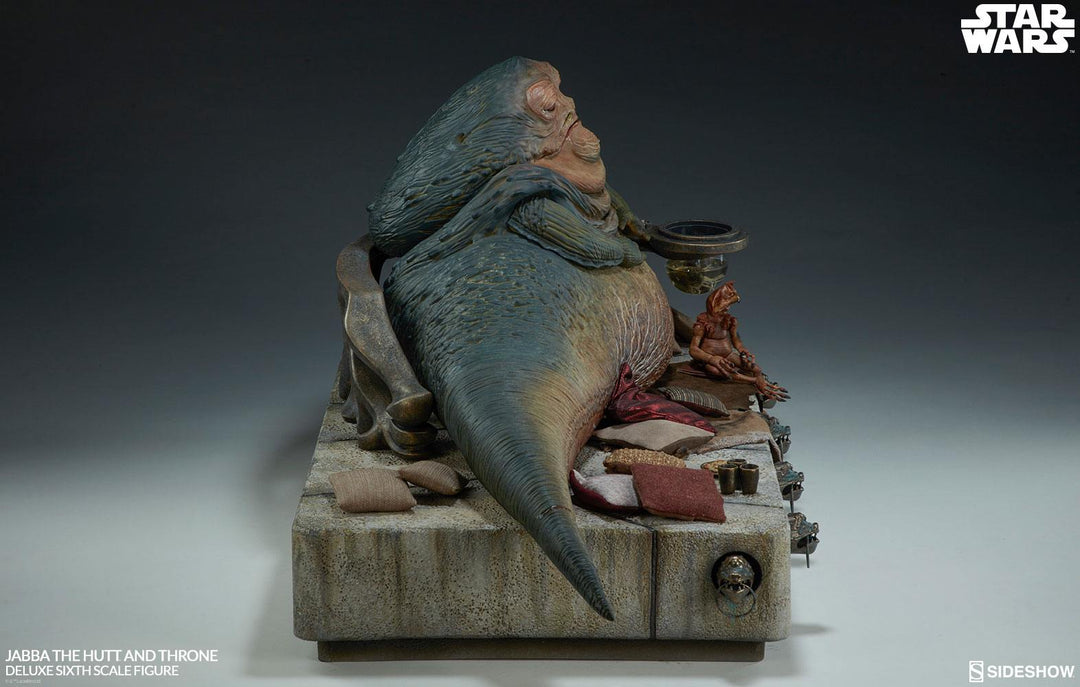 Star Wars Episode VI Action Figure 1/6 Jabba the Hutt & Throne