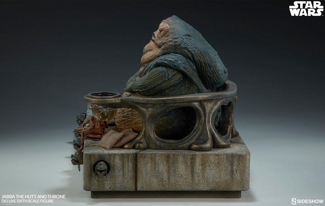 Star Wars Episode VI Action Figure 1/6 Jabba the Hutt & Throne