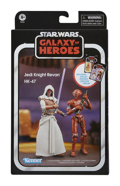 Star Wars: Galaxy of Heroes Vintage Collection Action Figure 2-Pack Jedi Knight Revan & HK-47 10cm - Action Figures - Hasbro - Hobby Figures UK