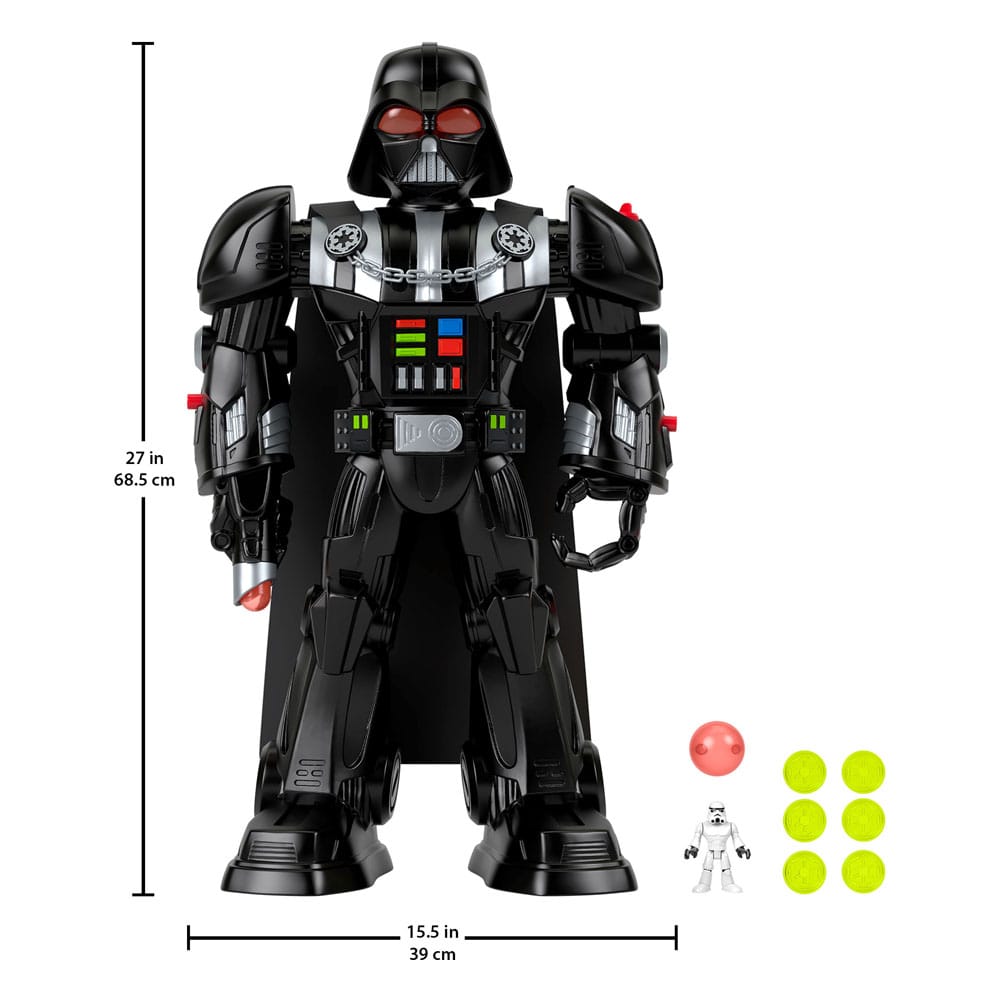 Star Wars Imaginext Electronic Figure / Playset Darth Vader Bot 68cm - Action Figures - Mattel - Hobby Figures UK