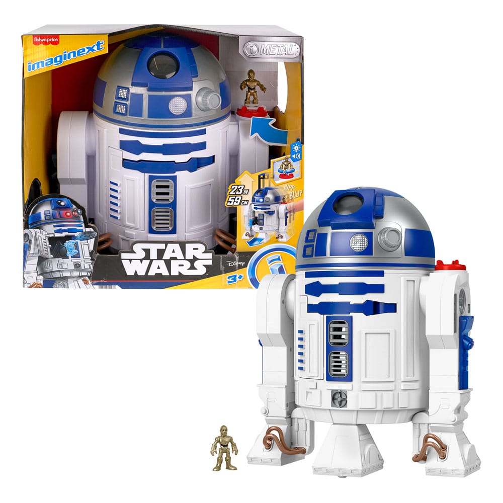 Star Wars Imaginext Electronic Figure / Playset R2-D2 44cm - Action Figures - Mattel - Hobby Figures UK