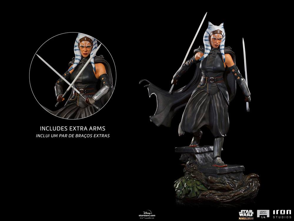 Star Wars Legacy Replica Statue 1/4 Ashoka Tano 64cm - Scale Statue - Iron Studios - Hobby Figures UK