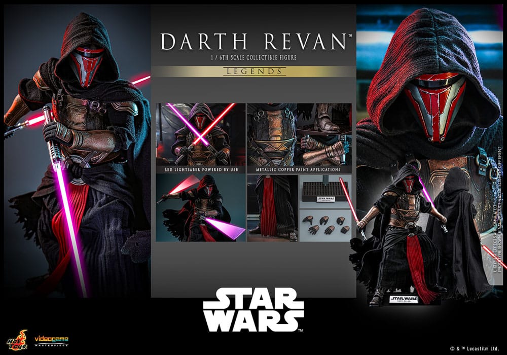 Star Wars Legends Videogame Masterpiece Action Figure 1/6 Darth Revan 31cm - Action Figures - Hot Toys - Hobby Figures UK