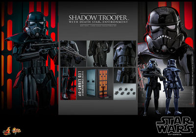 Star Wars Movie Masterpiece Action Figure 1/6 Shadow Trooper with Death Star Environment 30cm - Action Figures - Hot Toys - Hobby Figures UK