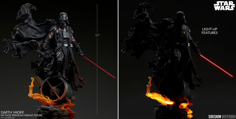 Star Wars Mythos Statue 1/4 Darth Vader 76cm - Scale Statue - Sideshow Collectibles - Hobby Figures UK