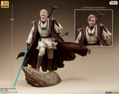 Star Wars Mythos Statue Obi-Wan Kenobi 53cm - Scale Statue - Sideshow Collectibles - Hobby Figures UK