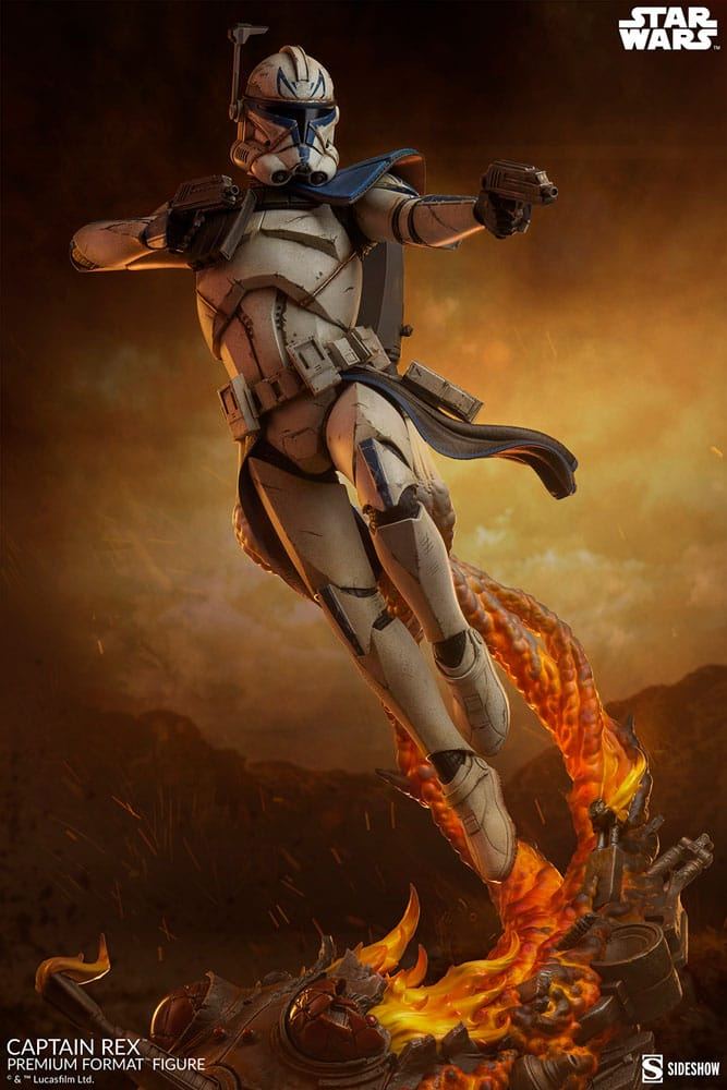 Star Wars Premium Format Figure Captain Rex 68cm - Scale Statue - Sideshow Collectibles - Hobby Figures UK