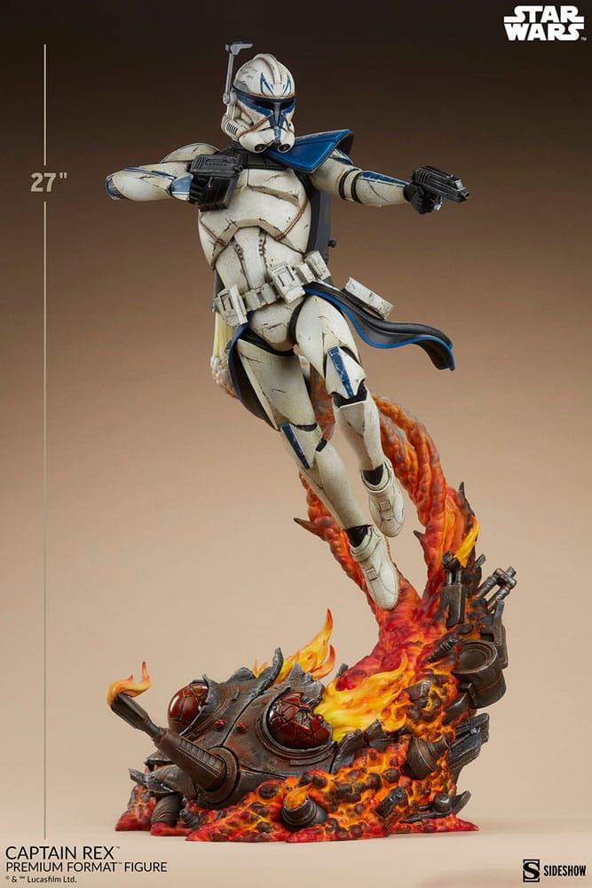 Star Wars Premium Format Figure Captain Rex 68cm - Scale Statue - Sideshow Collectibles - Hobby Figures UK