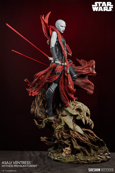 Star Wars Premium Format Statue Asajj Ventress 69cm - Scale Statue - Sideshow Collectibles - Hobby Figures UK