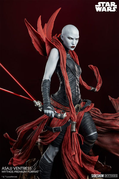 Star Wars Premium Format Statue Asajj Ventress 69cm - Scale Statue - Sideshow Collectibles - Hobby Figures UK