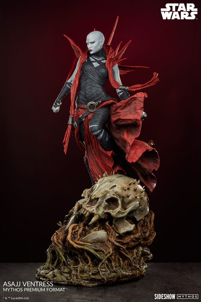 Star Wars Premium Format Statue Asajj Ventress 69cm - Scale Statue - Sideshow Collectibles - Hobby Figures UK