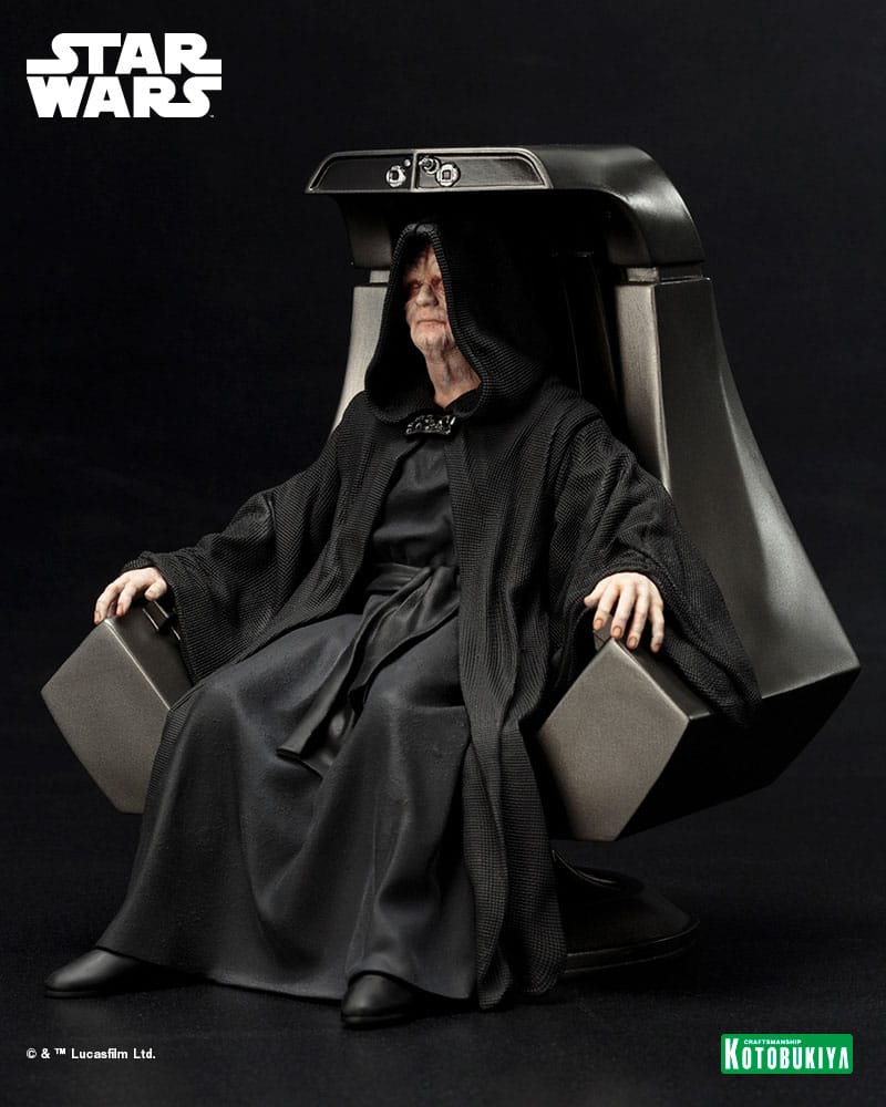 Star Wars: Return of the Jedi ARTFX+ PVC Statue 1/10 Emperor Palpatine 16cm - Scale Statue - Kotobukiya - Hobby Figures UK