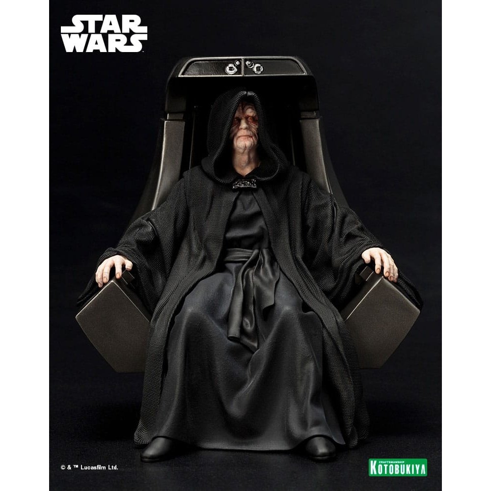 Star Wars: Return of the Jedi ARTFX+ PVC Statue 1/10 Emperor Palpatine 16cm - Scale Statue - Kotobukiya - Hobby Figures UK