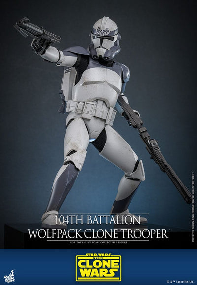 Star Wars The Clone Wars Action Figure 1/6 104th Battalion Wolfpack Clone Trooper 30cm - Action Figures - Hot Toys - Hobby Figures UK