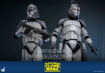Star Wars The Clone Wars Action Figure 1/6 104th Battalion Wolfpack Clone Trooper 30cm - Action Figures - Hot Toys - Hobby Figures UK