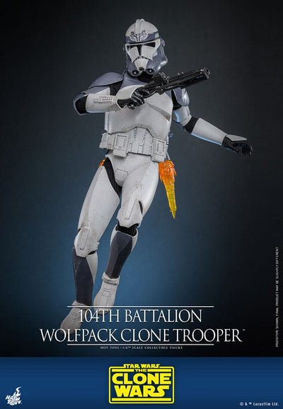 Star Wars The Clone Wars Action Figure 1/6 104th Battalion Wolfpack Clone Trooper 30cm - Action Figures - Hot Toys - Hobby Figures UK
