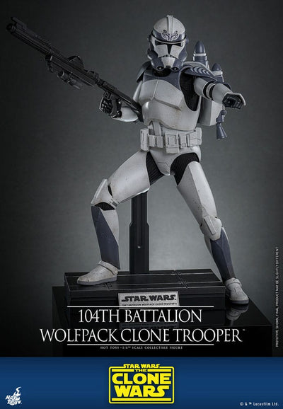 Star Wars The Clone Wars Action Figure 1/6 104th Battalion Wolfpack Clone Trooper 30cm - Action Figures - Hot Toys - Hobby Figures UK