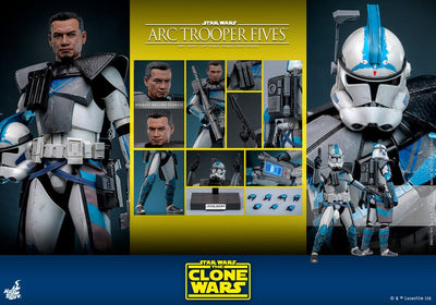 Star Wars: The Clone Wars Action Figure 1/6 Arc Trooper Fives 30cm - Action Figures - Hot Toys - Hobby Figures UK
