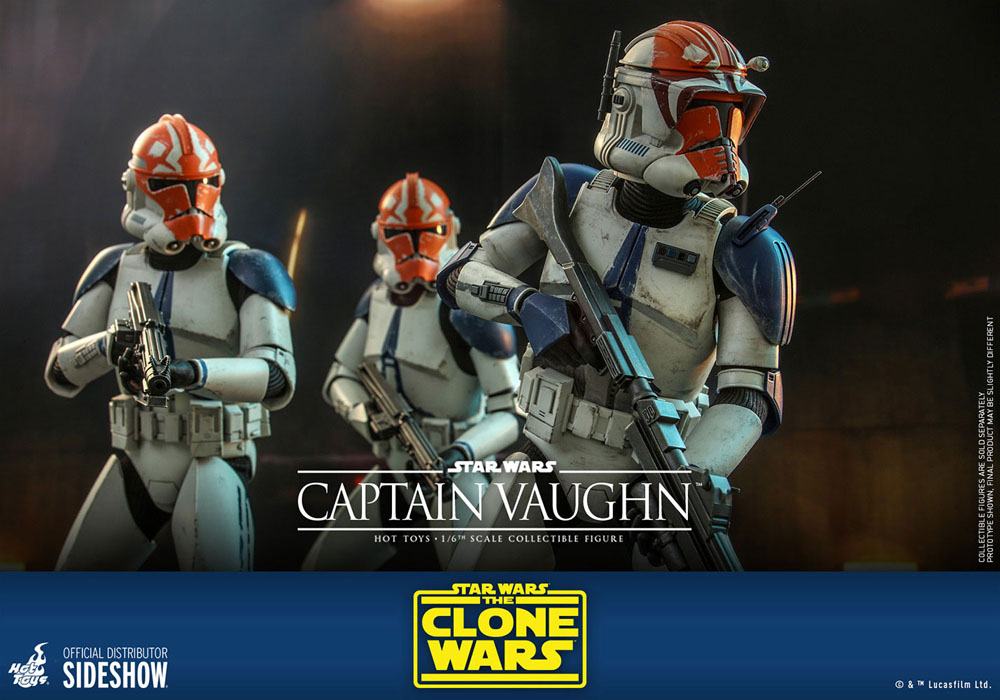 Star Wars The Clone Wars Action Figure 1/6 Captain Vaughn 30cm - Action Figures - Hot Toys - Hobby Figures UK