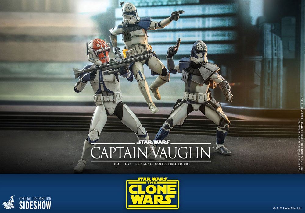 Star Wars The Clone Wars Action Figure 1/6 Captain Vaughn 30cm - Action Figures - Hot Toys - Hobby Figures UK