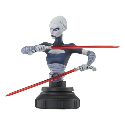 Star Wars: The Clone Wars Bust 1/7 Asajj Ventress 14cm - Scale Statue - Gentle Giant - Hobby Figures UK