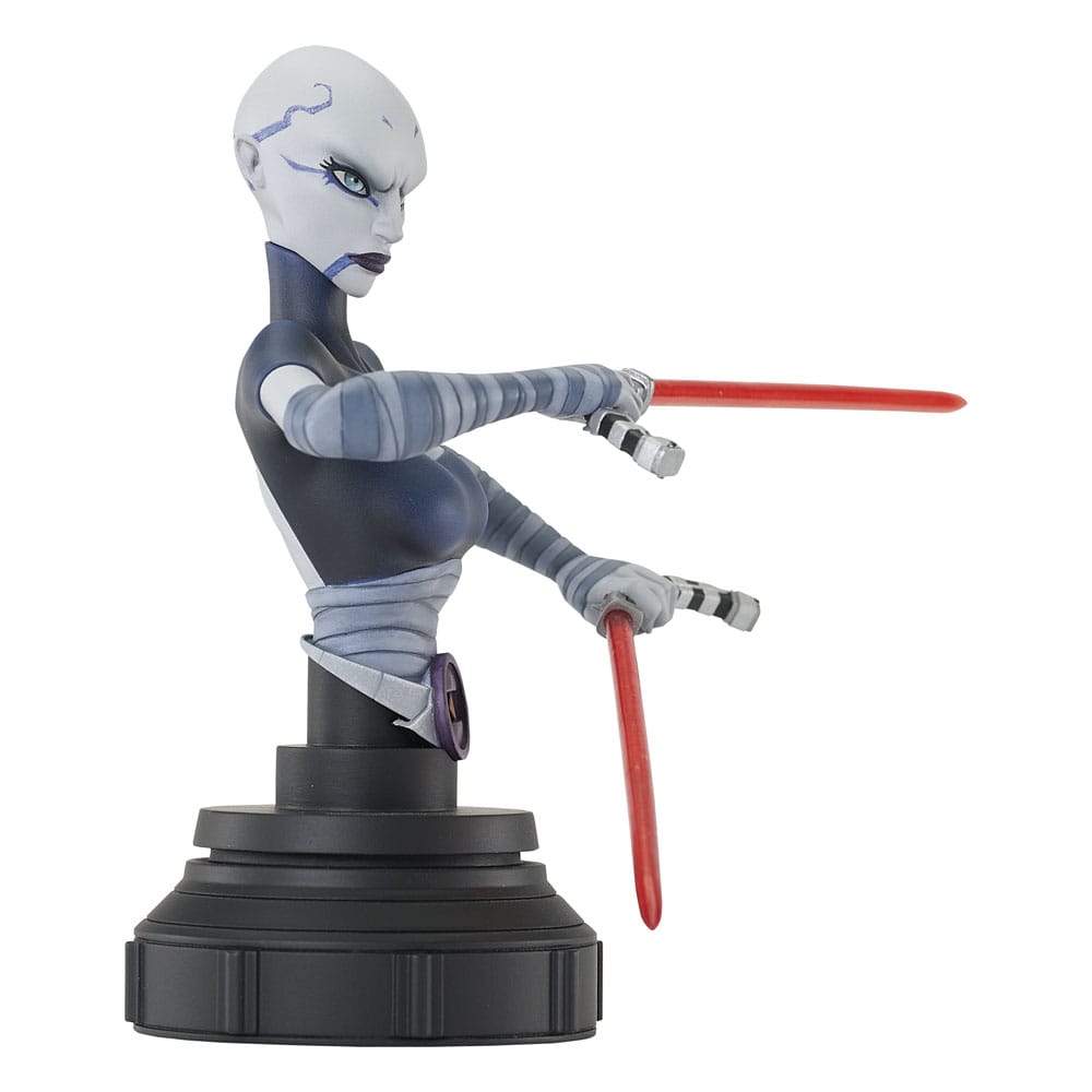 Star Wars: The Clone Wars Bust 1/7 Asajj Ventress 14cm - Scale Statue - Gentle Giant - Hobby Figures UK