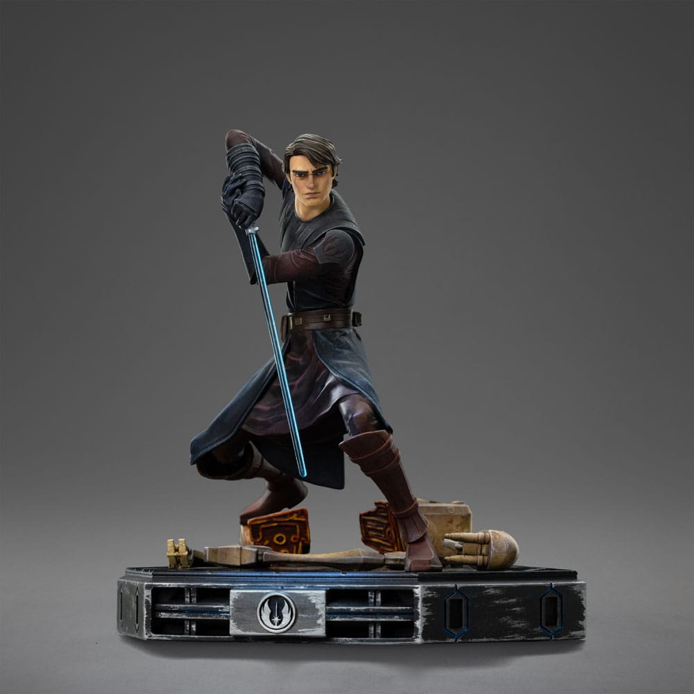 Star Wars: The Clone Wars Deluxe Art Scale Statue 1/10 Anakin Skywalker 19cm - Scale Statue - Iron Studios - Hobby Figures UK