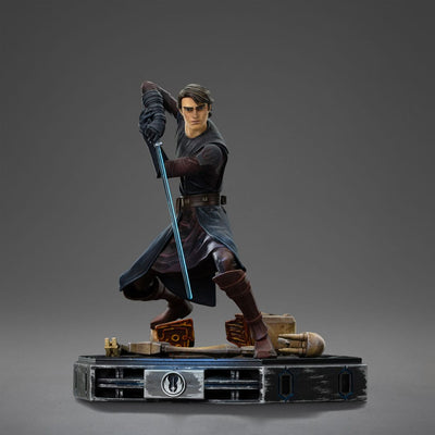 Star Wars: The Clone Wars Deluxe Art Scale Statue 1/10 Anakin Skywalker 19cm - Scale Statue - Iron Studios - Hobby Figures UK