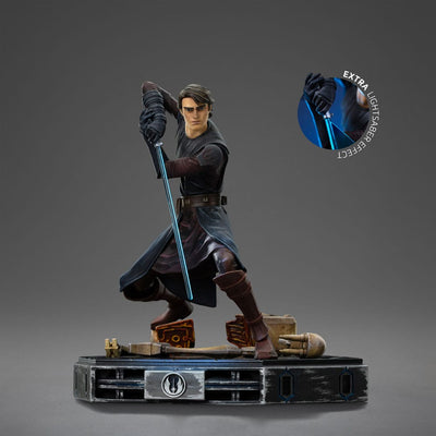 Star Wars: The Clone Wars Deluxe Art Scale Statue 1/10 Anakin Skywalker 19cm - Scale Statue - Iron Studios - Hobby Figures UK