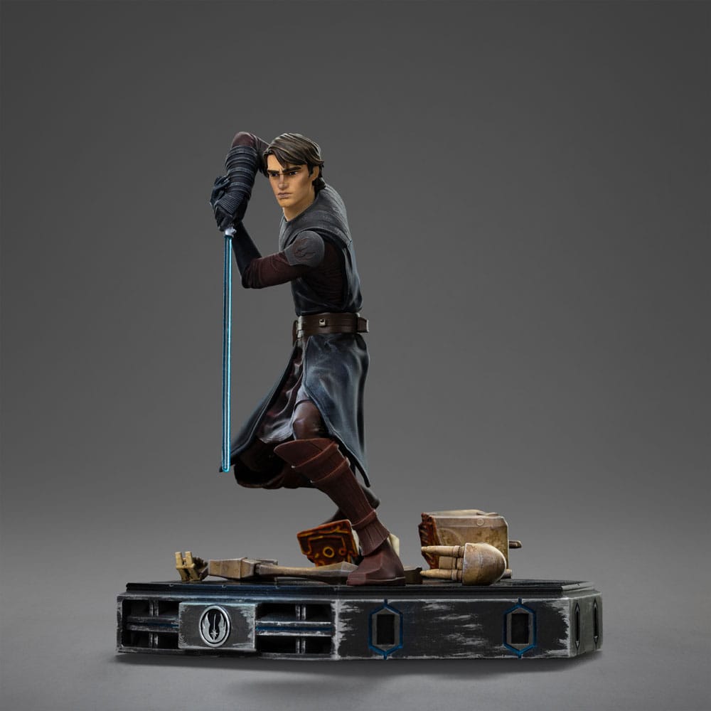 Star Wars: The Clone Wars Deluxe Art Scale Statue 1/10 Anakin Skywalker 19cm - Scale Statue - Iron Studios - Hobby Figures UK