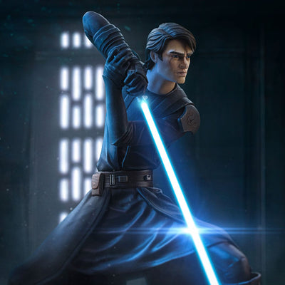 Star Wars: The Clone Wars Deluxe Art Scale Statue 1/10 Anakin Skywalker 19cm - Scale Statue - Iron Studios - Hobby Figures UK