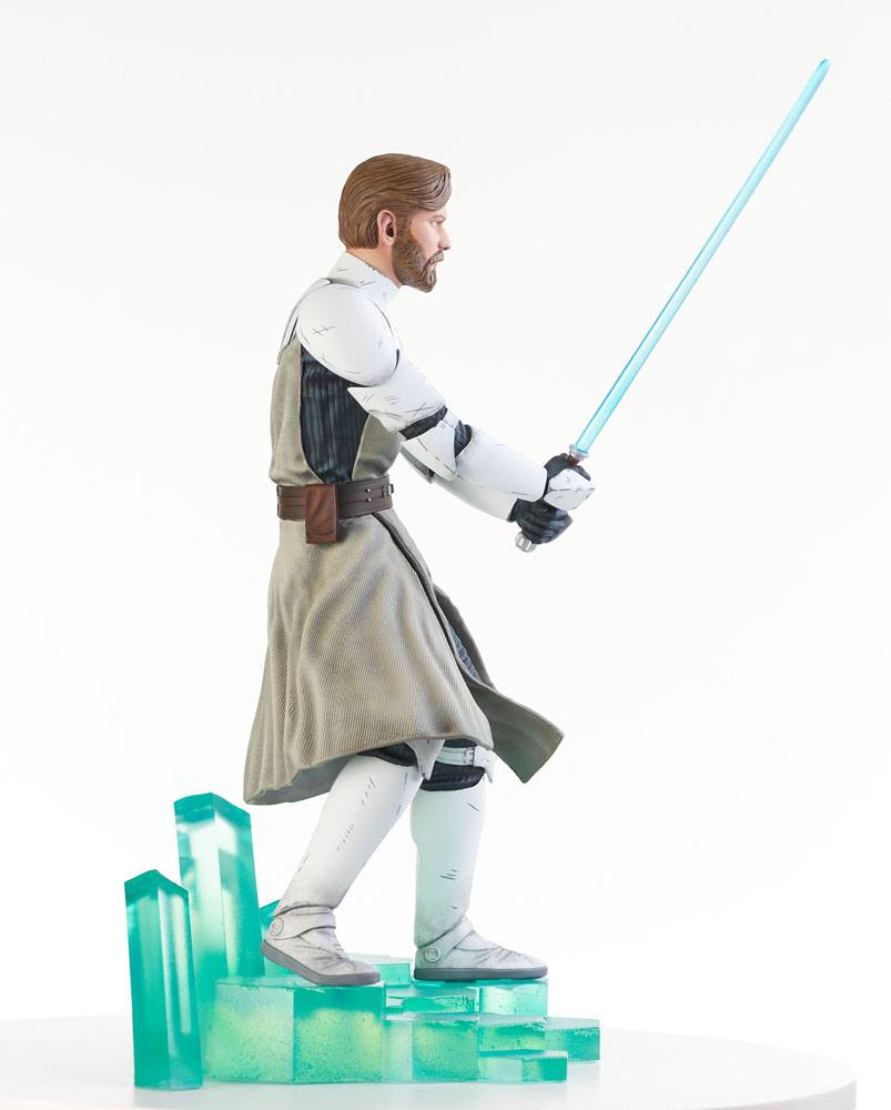 Star Wars The Clone Wars Premier Collection 1/7 Obi-Wan Kenobi 27cm - Scale Statue - Gentle Giant - Hobby Figures UK